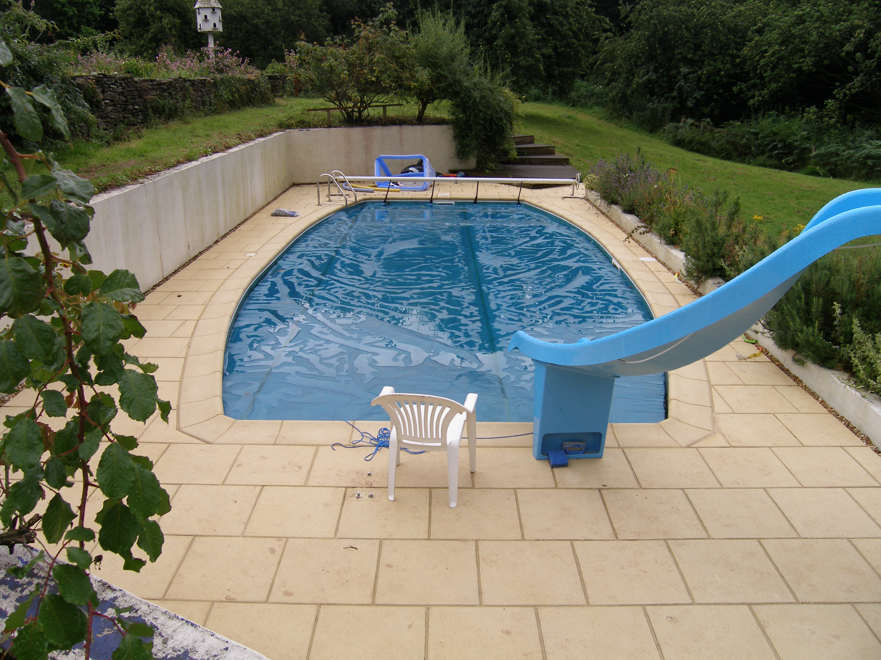 Liner Pool Refurbishment, Usk Valley, south Wales