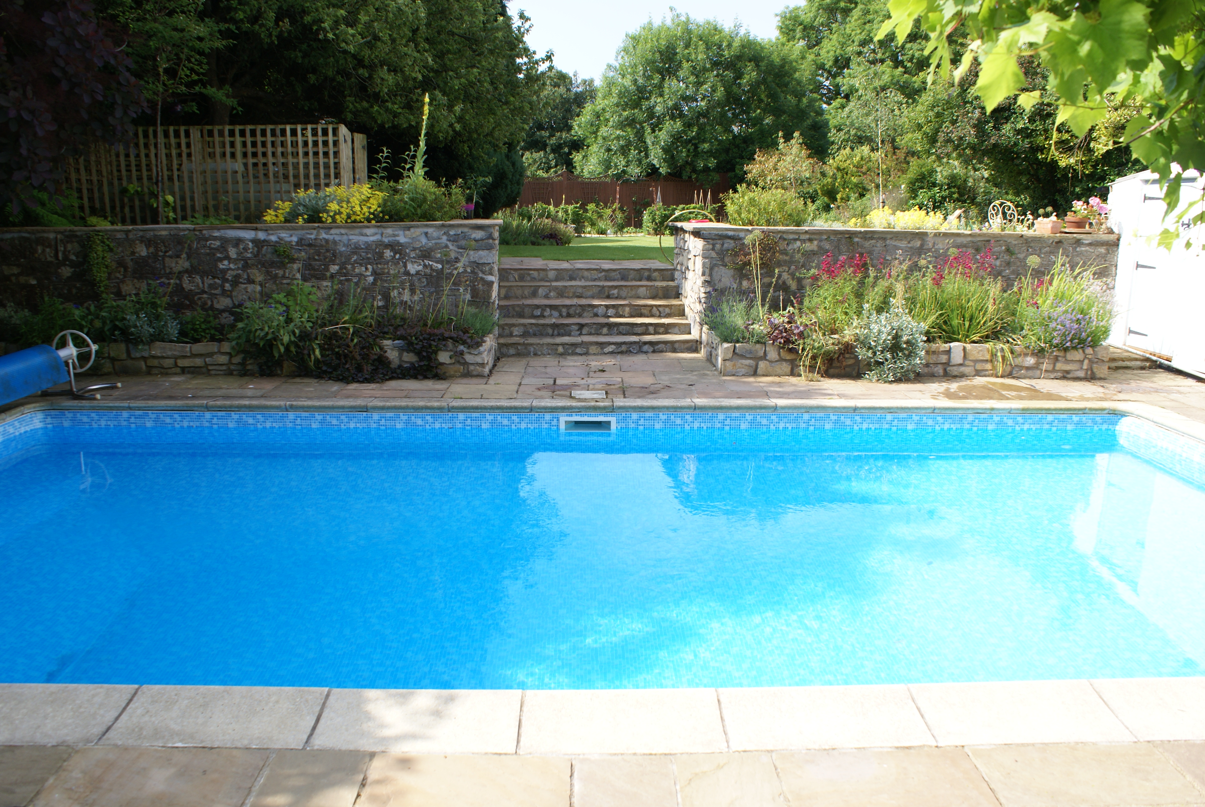 Outdoor Liner Pool Refurbishment, Vale of Glamorgan, south Wales
